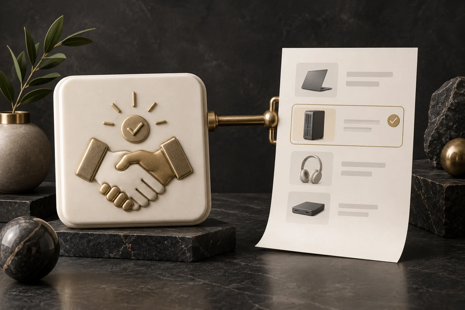 Карточка сделки связана с листом коммерческого предложения и таблицей товаров